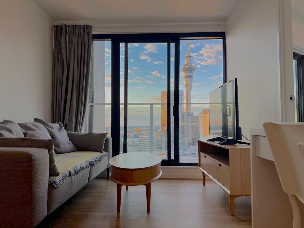 אוקלנד Skytower View 2 Bedroom Apartment מראה חיצוני תמונה